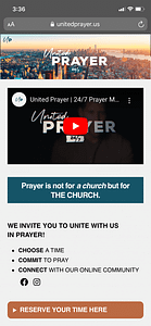 United Prayer mobile