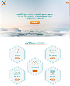 LaunchXL home page